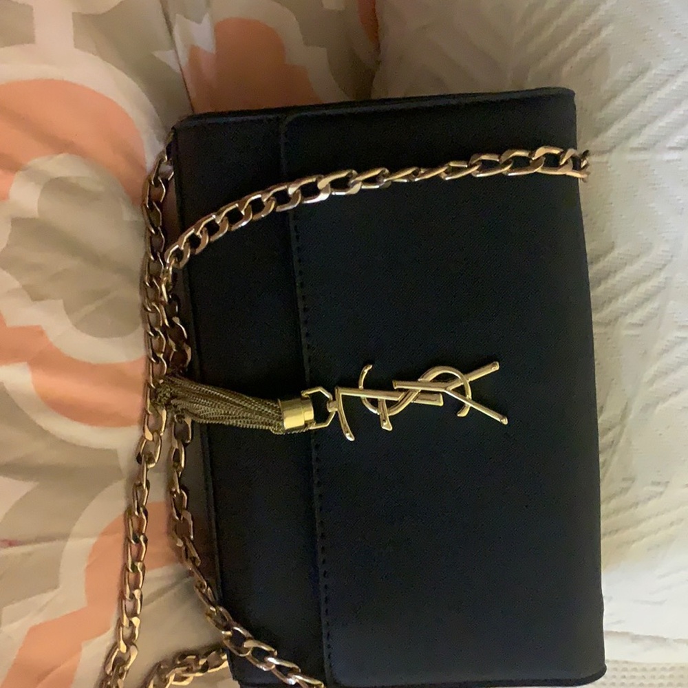Fashion Black and Gold Women's Bag